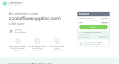 Desktop Screenshot of coolofficesupplies.com