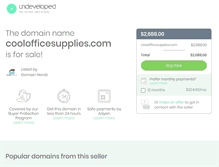 Tablet Screenshot of coolofficesupplies.com